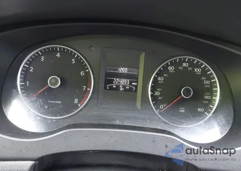 2012 Volkswagen Jetta 2.5L Se из США, поврежденный, VIN 3VWDX7AJXCM314217